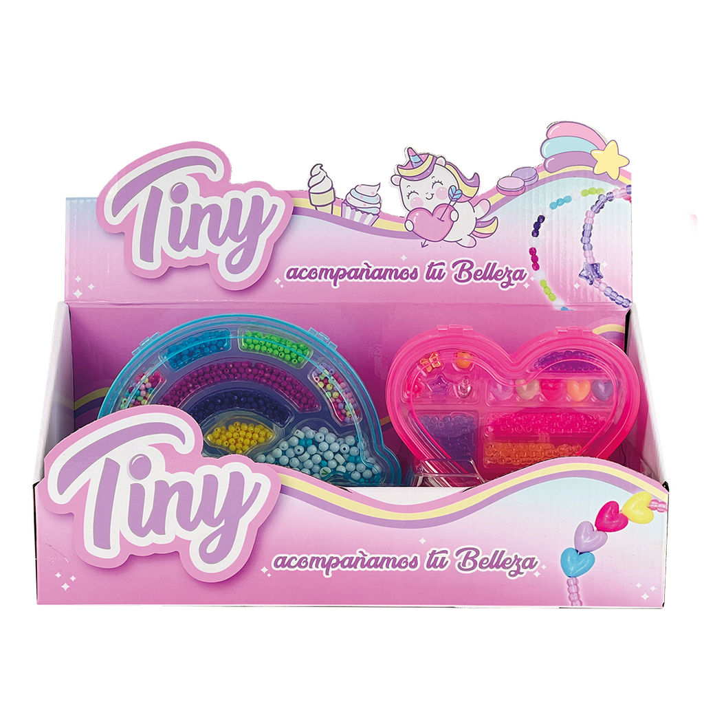SET DE BIJOUTERIE ARCOIRIS - CORAZON (6 PIEZAS / DISPLAY BOX) 35,5 X 13,5 X 15,5 CM