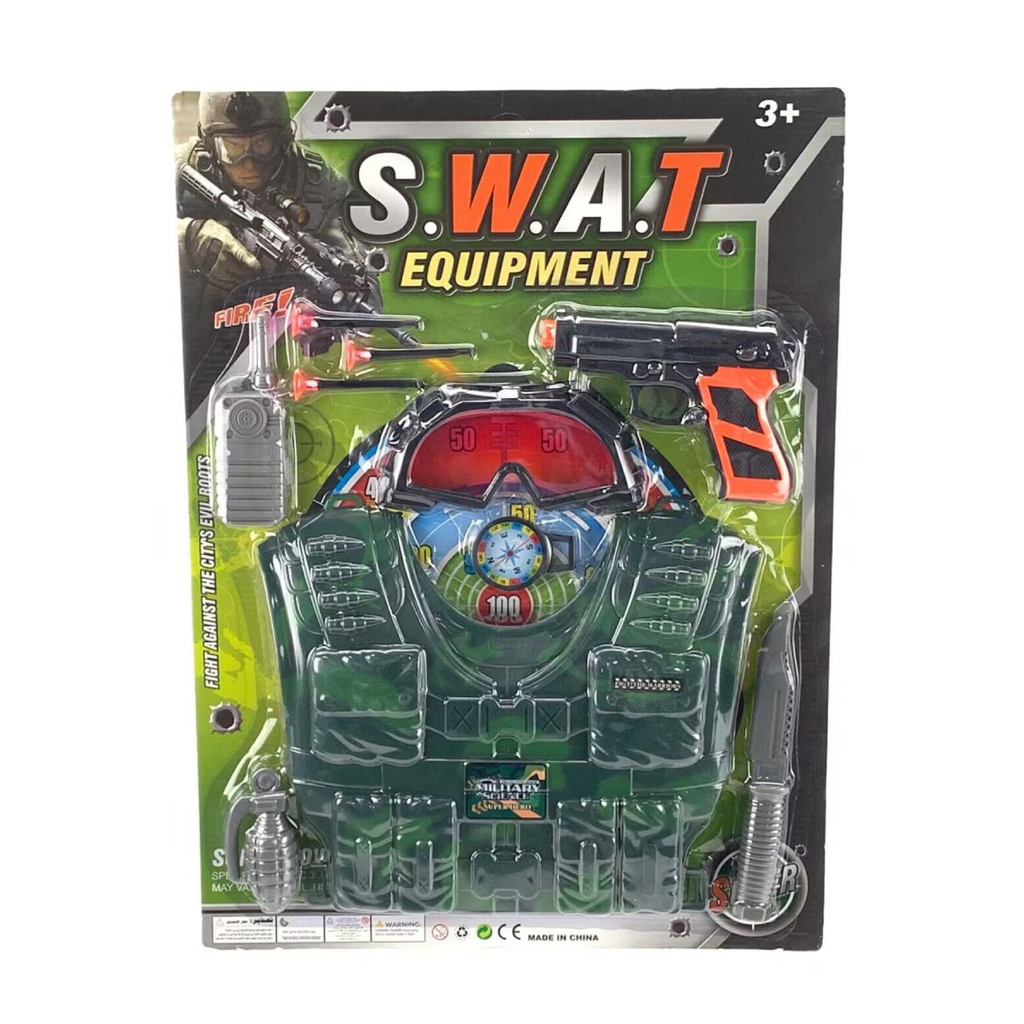 SET MILITAR CON PECHERA 52 X 39 X 4 CM
