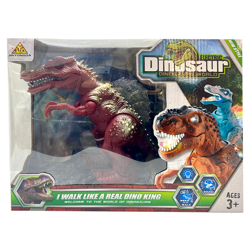 MEGA DINOSAURIO A PILA 33 X 27 X 13 CM