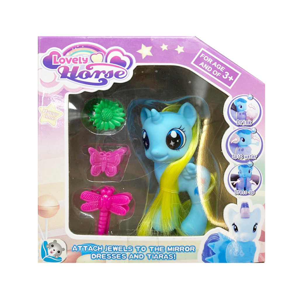 PONY CON ACCESORIOS TINY 15 X 13 X 6 CM