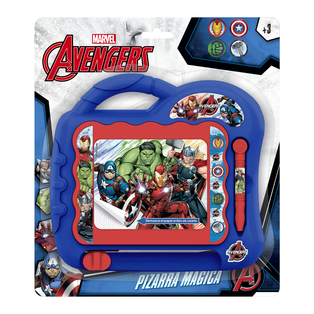 PIZARRA MAGICA AVENGERS 25 X 22 X 4 CM