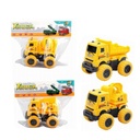 CAMION CONSTRUCCION A FRICCION CON RUEDAS DE GOMA