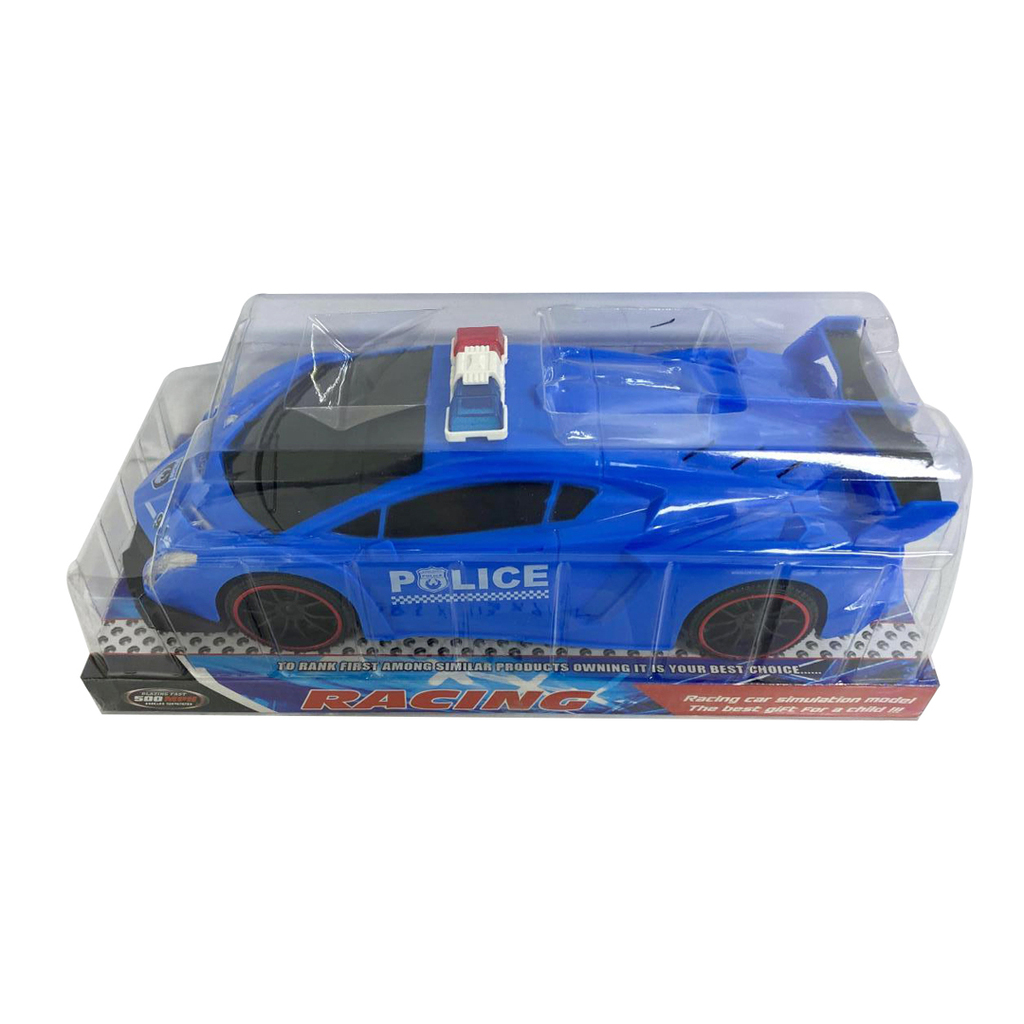 AUTO DE POLICIA A FRICCION 29 X 13 X 9 CM