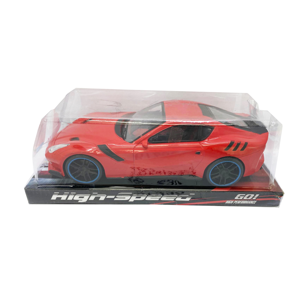 SUPER AUTO DE CARRERAS A FRICCION 29 X 13 X 10 CM