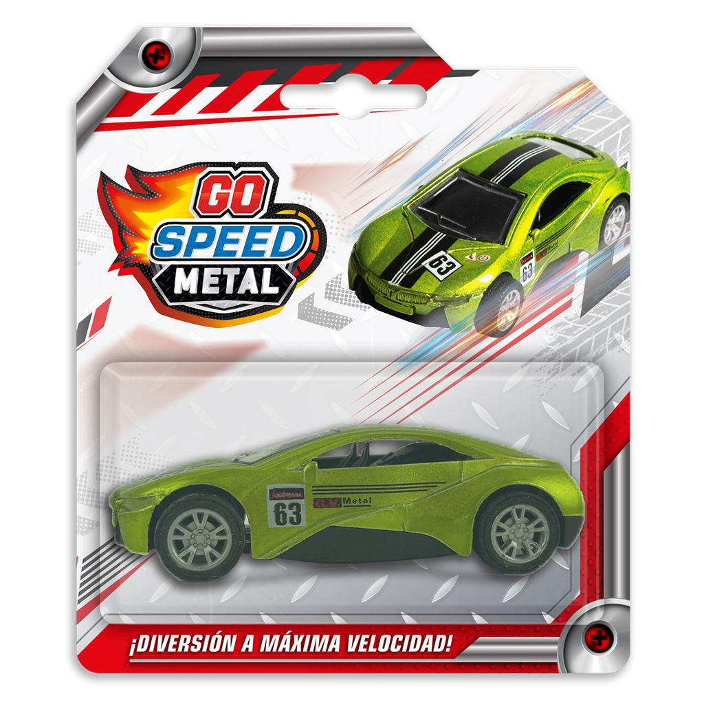 AUTO METALICO GO SPEED 12 MODELOS MIXEADOS 14 X 12 X 4 CM
