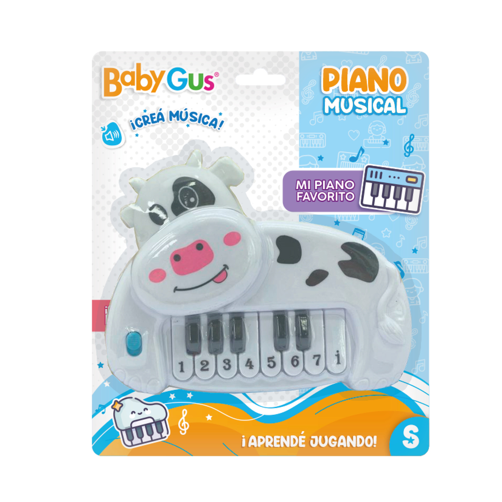 PIANO VAQUITA 24 X 20 X 4 CM