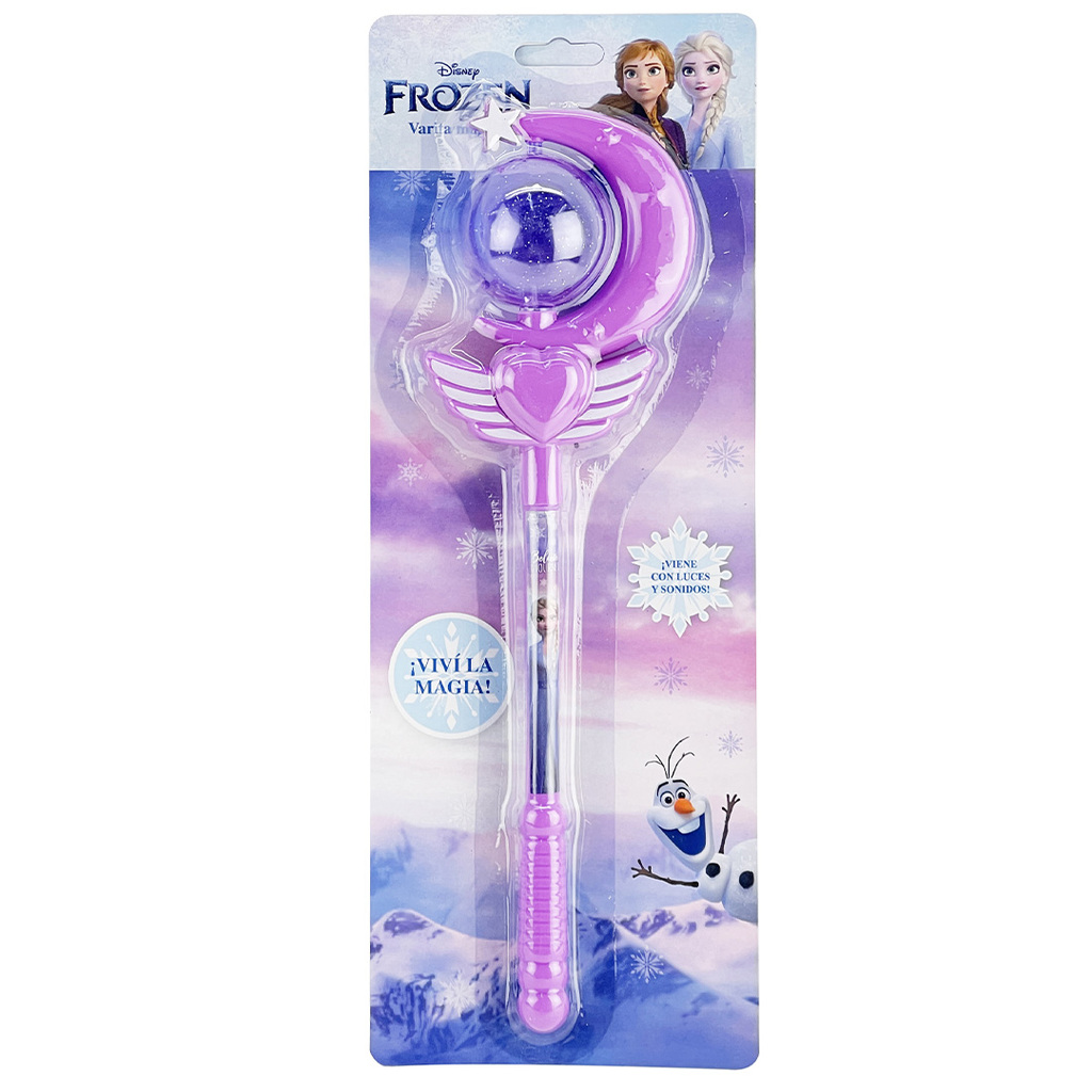 VARITA DE FROZEN CON LUZ Y SONIDO 38 X 14 X 5 CM