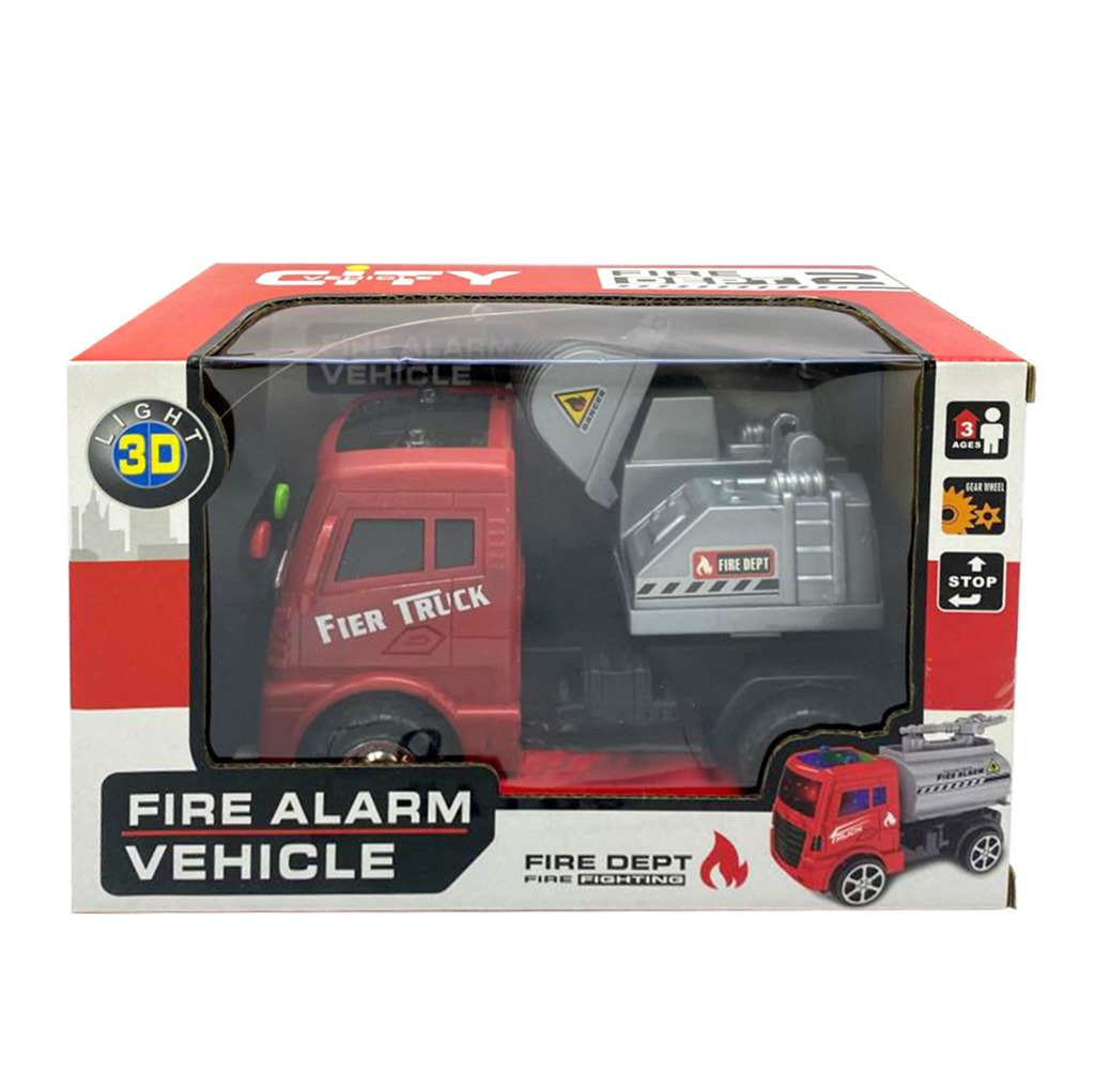 CAMION BOMBEROS A RADIO CONTROL 22 X 14 X 12 CM