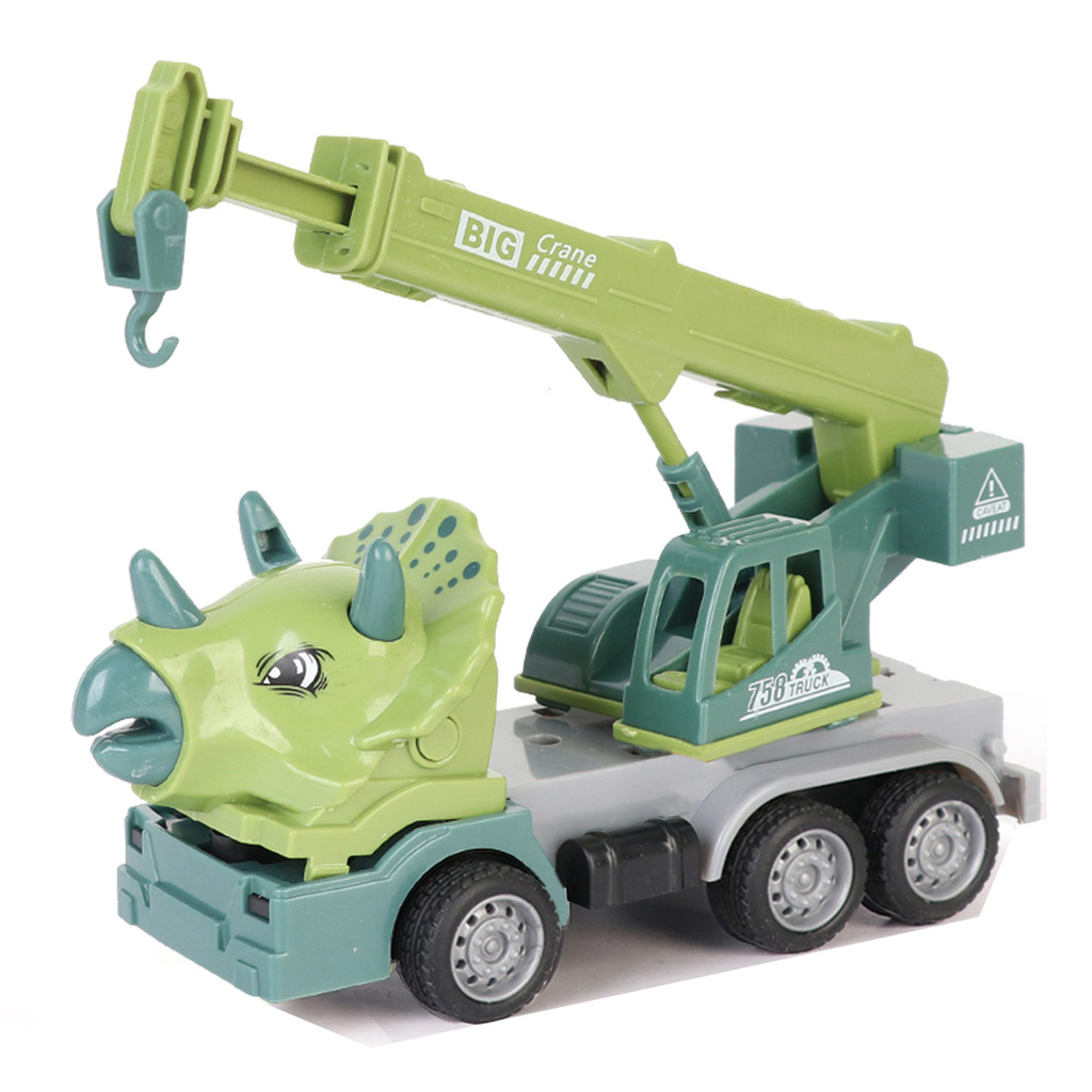 CAMION DINOSAURIO CONSTRUCCION RUEDAS DE GOMA 24 X 17 X 7 CM