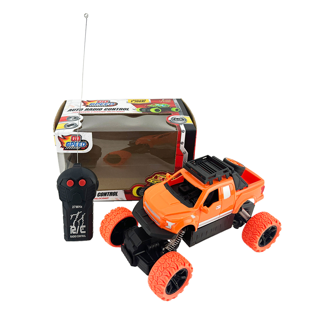 AUTO A RADIO CONTROL CON RUEDAS DE GOMA GO SPEED 23 X 15 X 13 CM