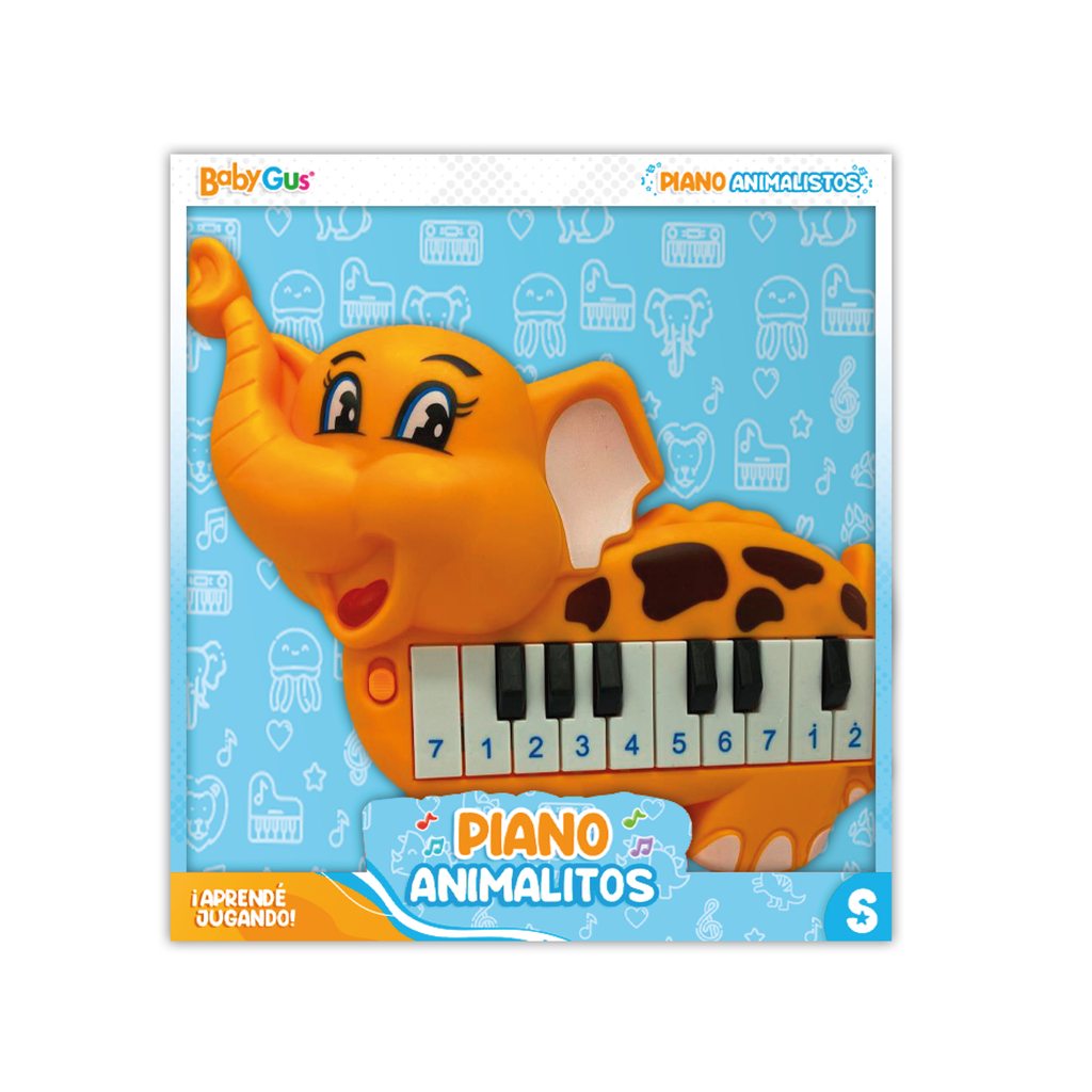 PIANO CON SONIDO 25 X 22 X 5 CM