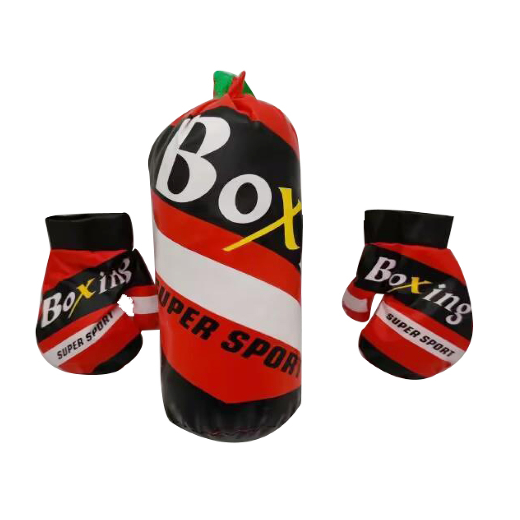 SET DE BOXEO BOLSA CON GUANTES 35 X 15 X 15 CM