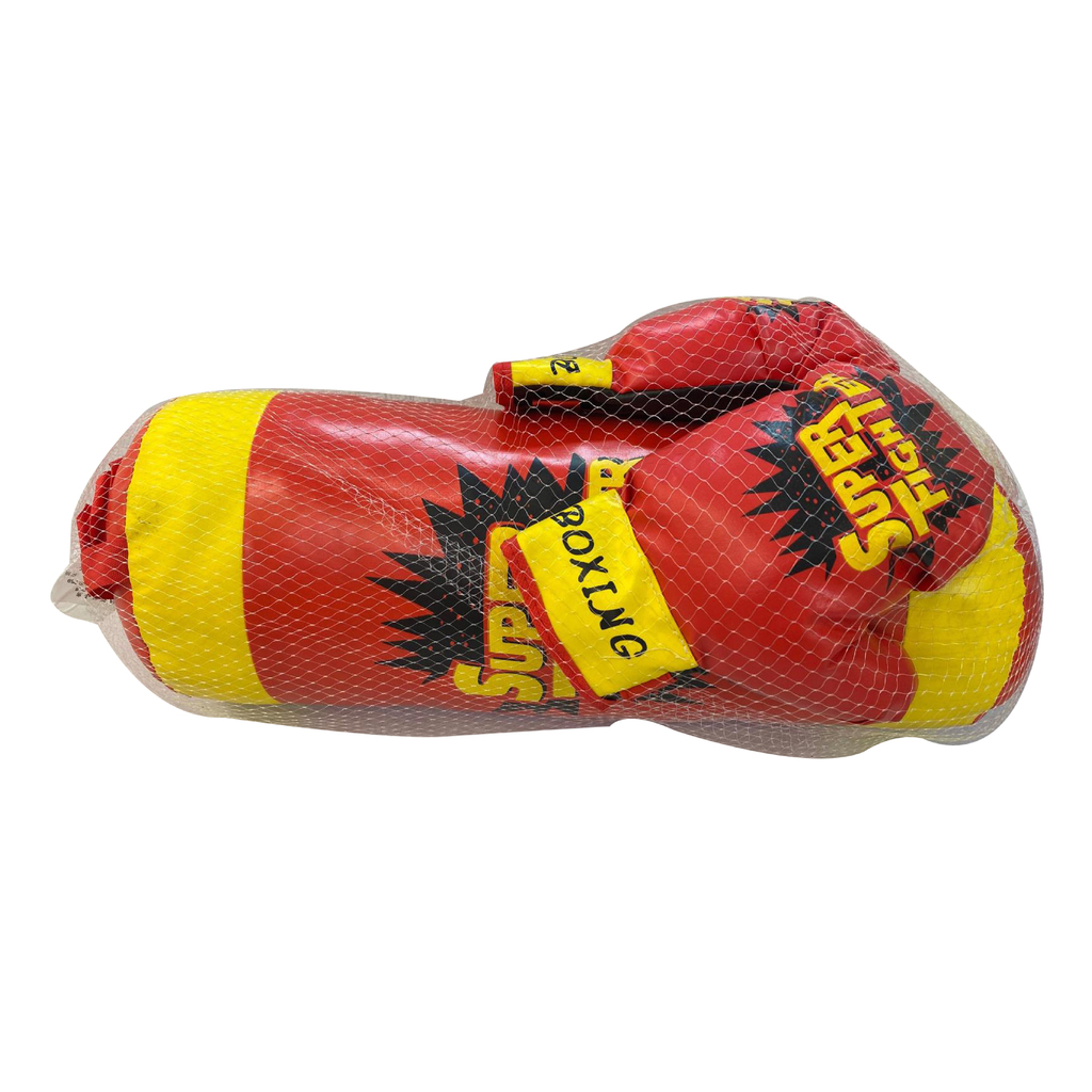 SET DE BOXEO BOLSA CON GUANTES 50 X 17 X 17 CM