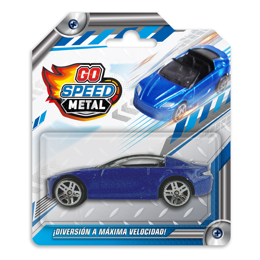 AUTO METALICO GO SPEED 16 MODELOS MIXEADOS 14 X 12 X 3 CM