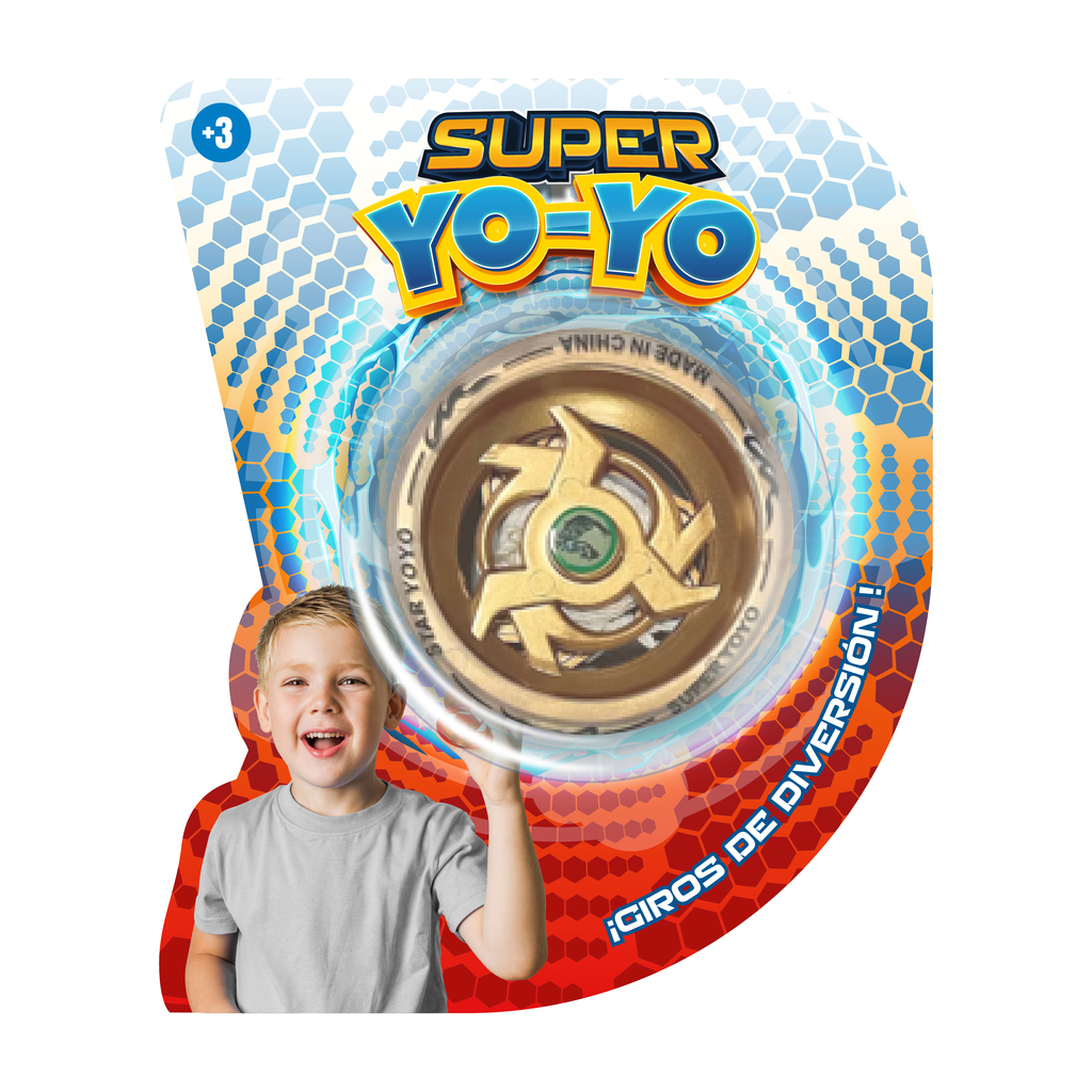 SUPER YO-YO METALICO 17 X 11 X 3 CM