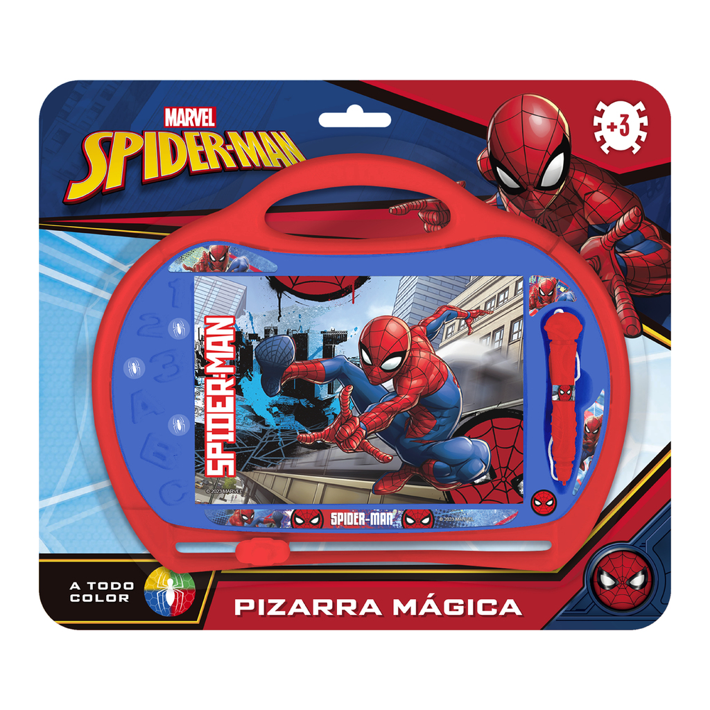 PIZARRA MAGICA A COLOR SPIDER-MAN 26 X 23 X 4 CM
