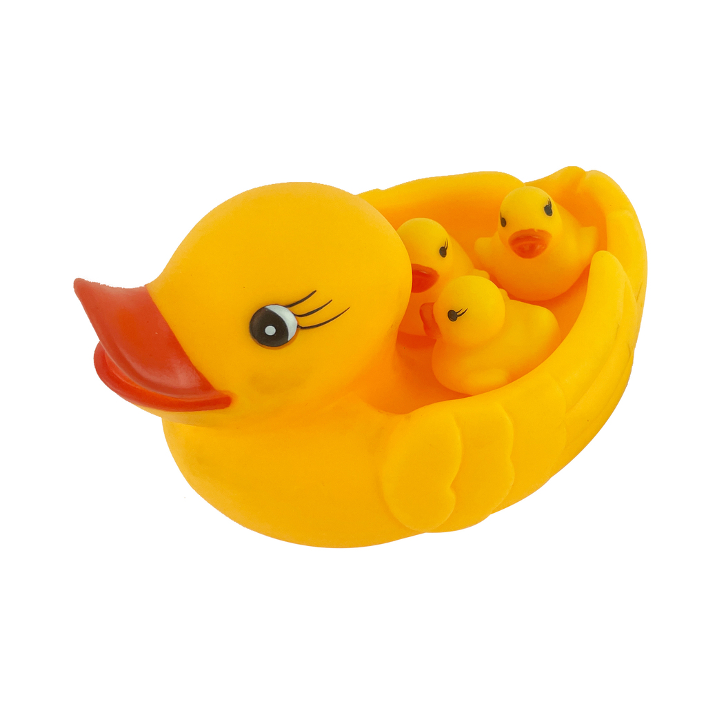SET DE CHIFLES PATITOS 15 X 10 X 10 CM