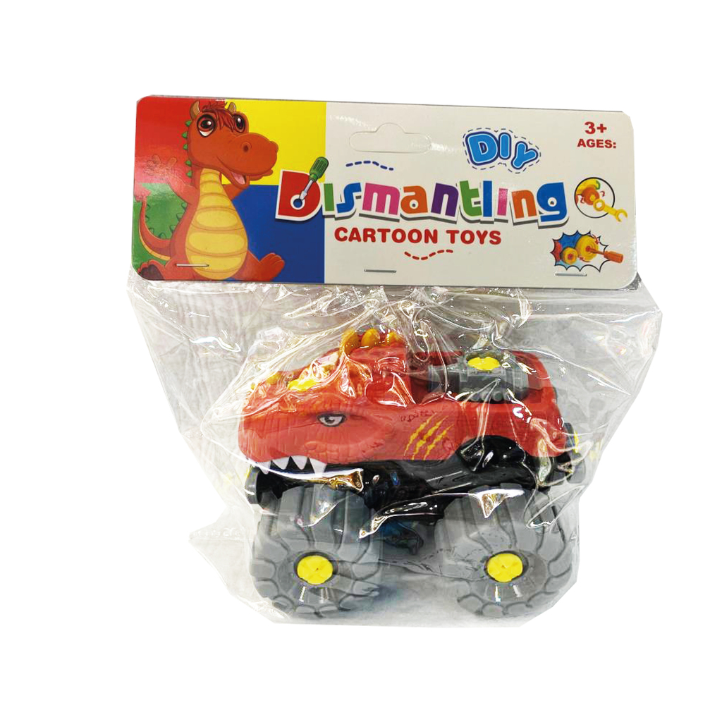 AUTO DINOSAURIO PARA ARMAR 20 X 12 X 10 CM