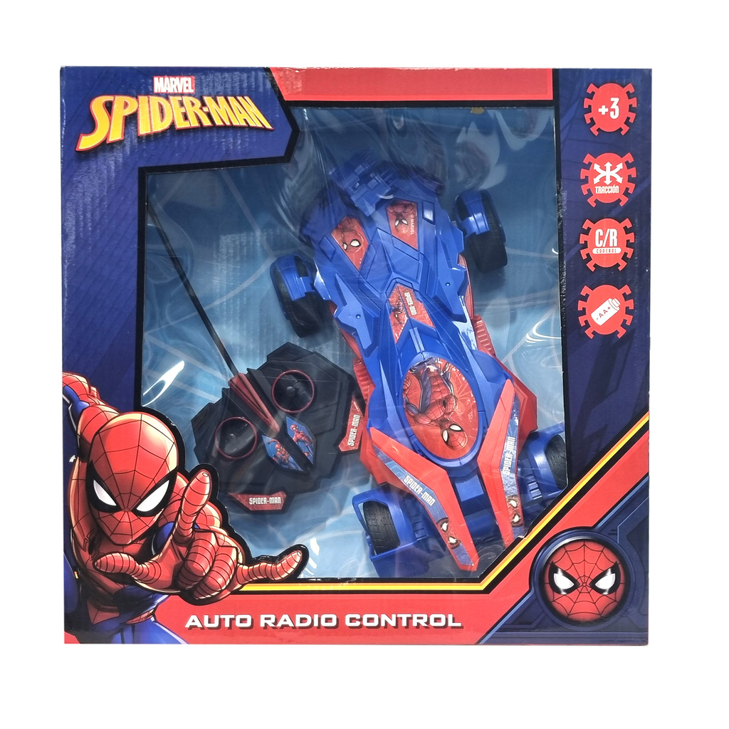 AUTO RADIO CONTROL SPIDERMAN 33,2 X 32,8 X 10 CM