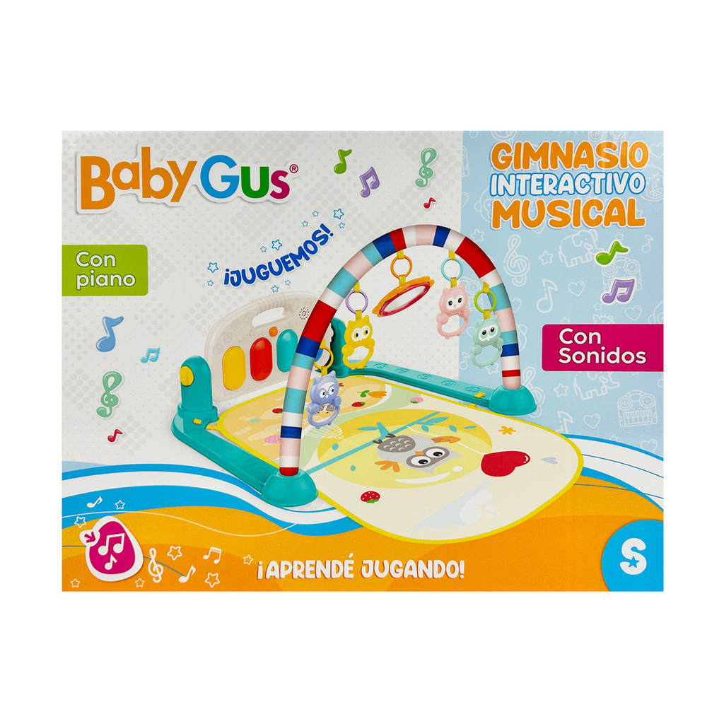 GIMNASIO INTERACTIVO BABYGUS 75 X 58 X 40 CM