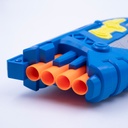 PISTOLA LANZA DARDOS CON ACCESORIOS PARA PRACTICAR 35 X 25 X 6.5 CM