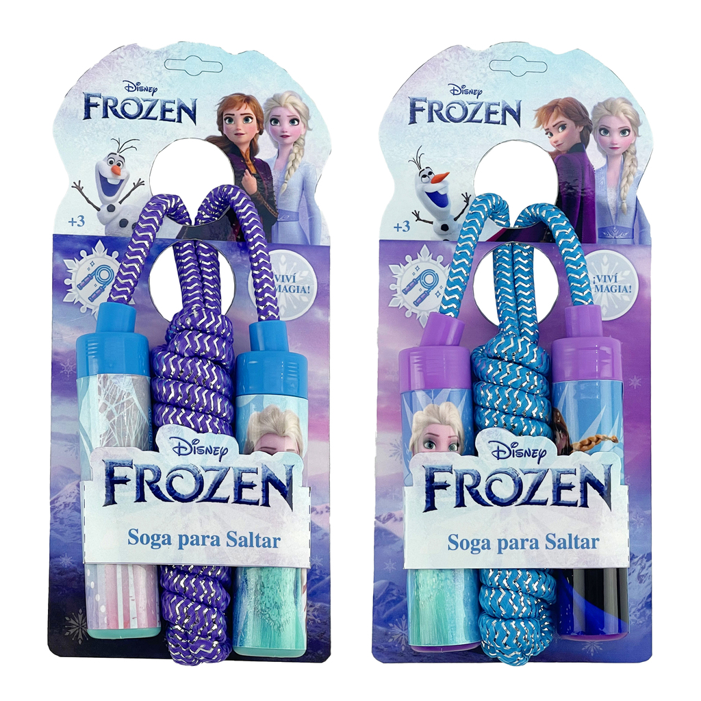 SOGA PARA SALTAR FROZEN (2 MODELOS) 27 X 13 X 3 CM