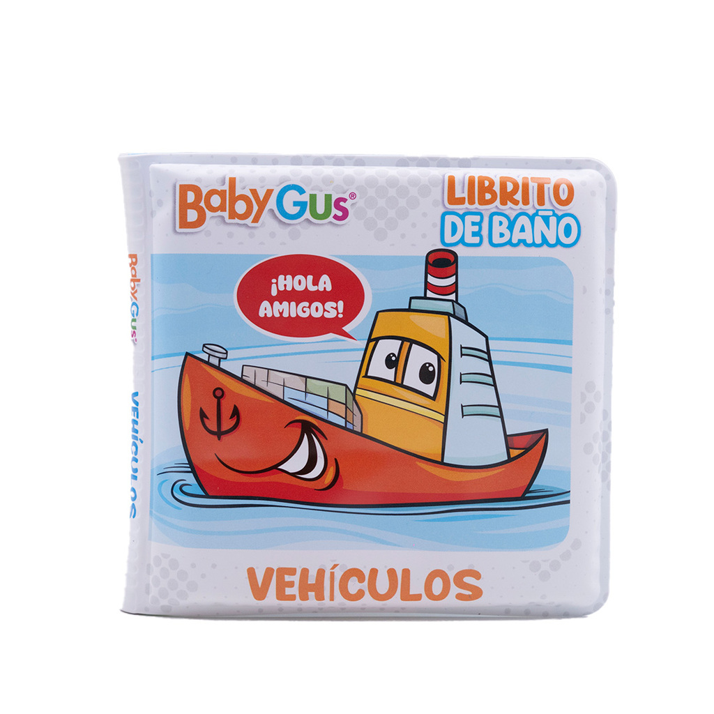 LIBRITO DIDACTICO PARA BAÑO BABY GUS 13 X 16,5 X 2,5 CM