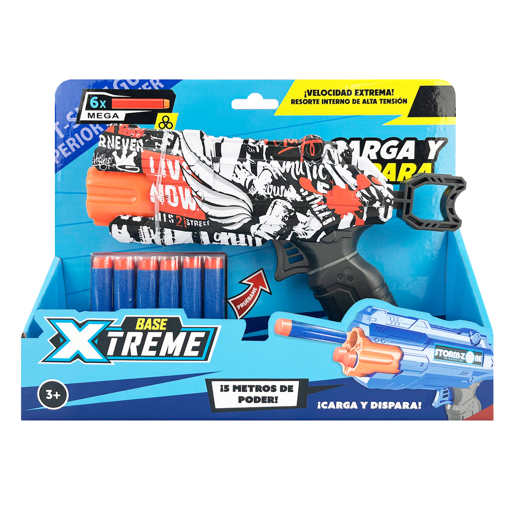 PISTOLA LANZA DARDOS 2 COLORES