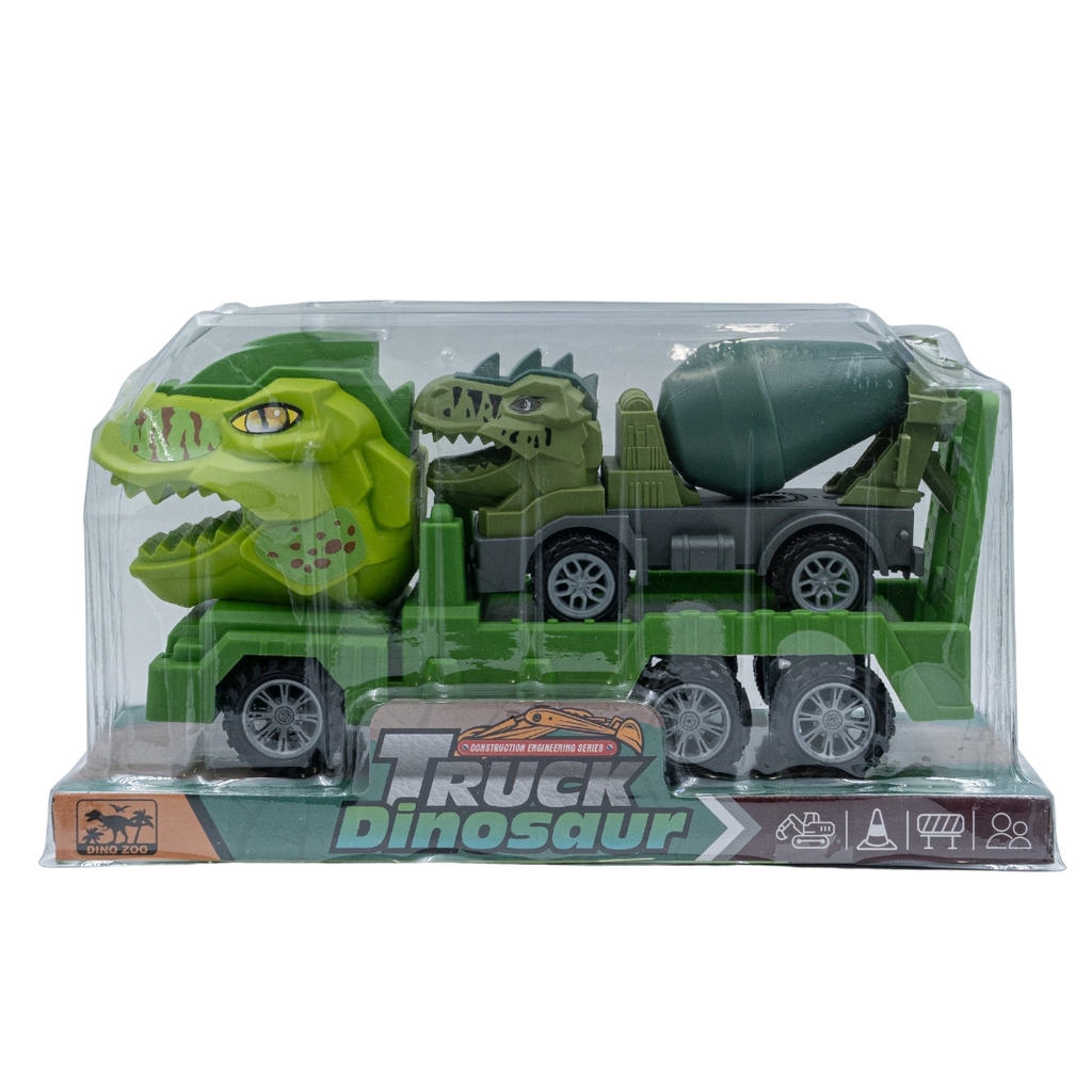 CAMION DINOSAURIO CONSTRUCCION 29 X 11 X 16 CM