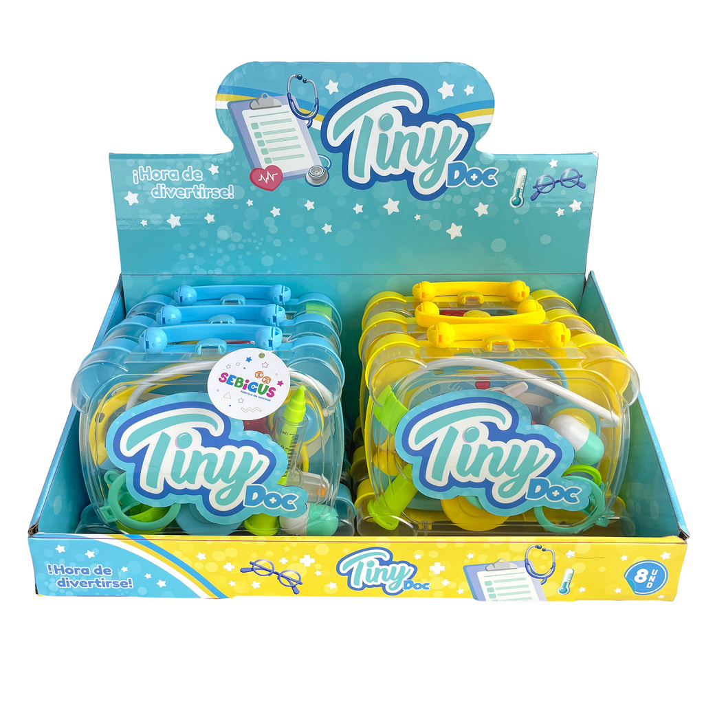 SET DE DOCTOR DOS COLORES (8 PZAS / DISPLAY) 16,5 X 18,5 X 5 CM