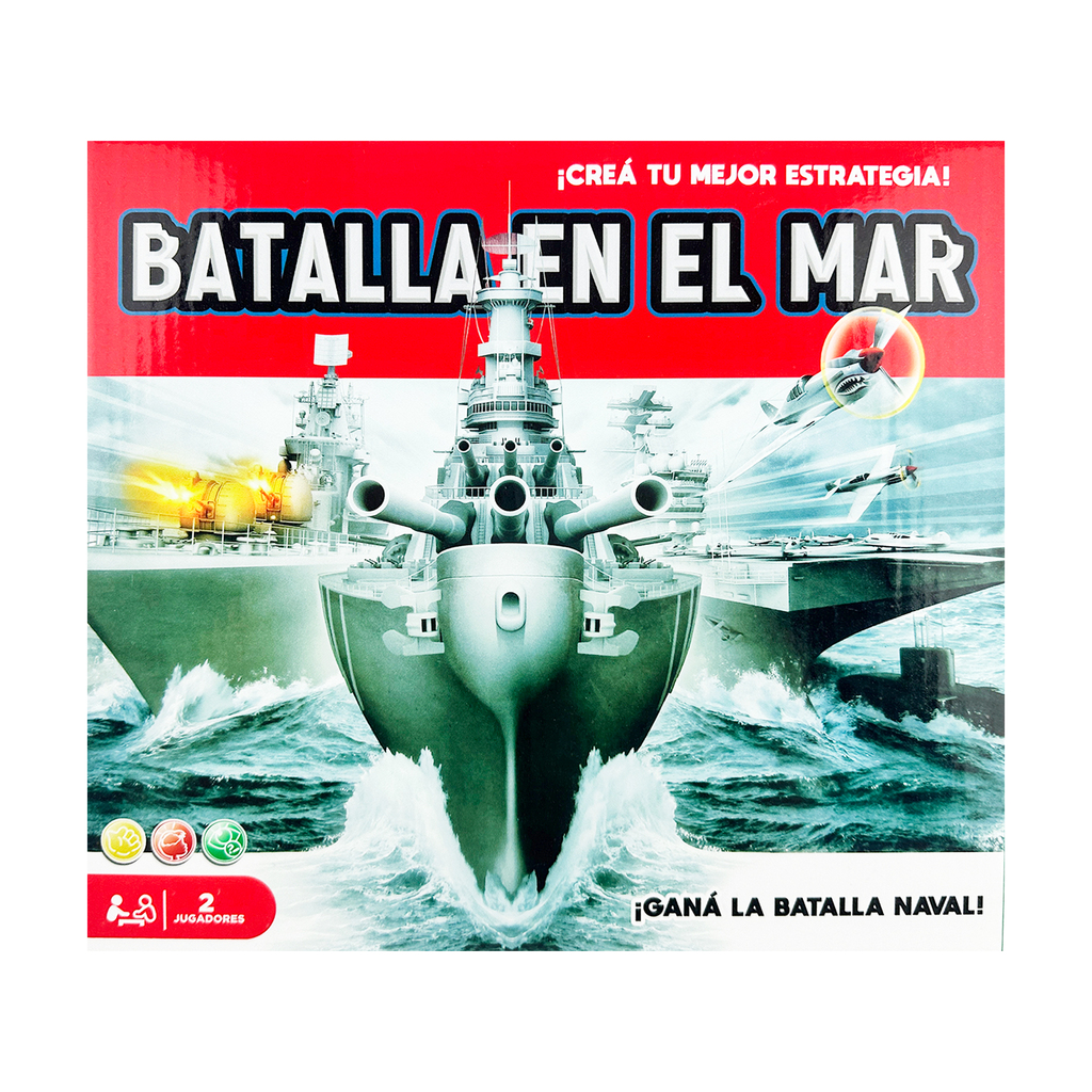 JUEGO DE MESA BATALLA EN EL MAR 29 X 26 X 4,5 CM