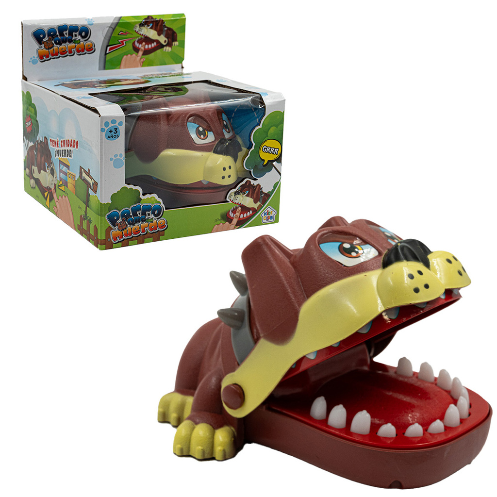 JUEGO PERRO MUERDE DIENTES 14 X 15 X 13 CM