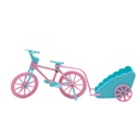 MINI MUÑECA LUCY POP TINY CON BICICLETA Y ACCESORIOS 20 X 18 X 6 CM