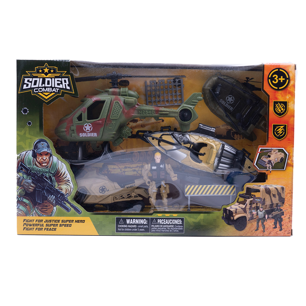 SET SOLDADITOS MILITAR (6 UNIDADES) CHANGO MAS 42 X 26,5 X 8 CM