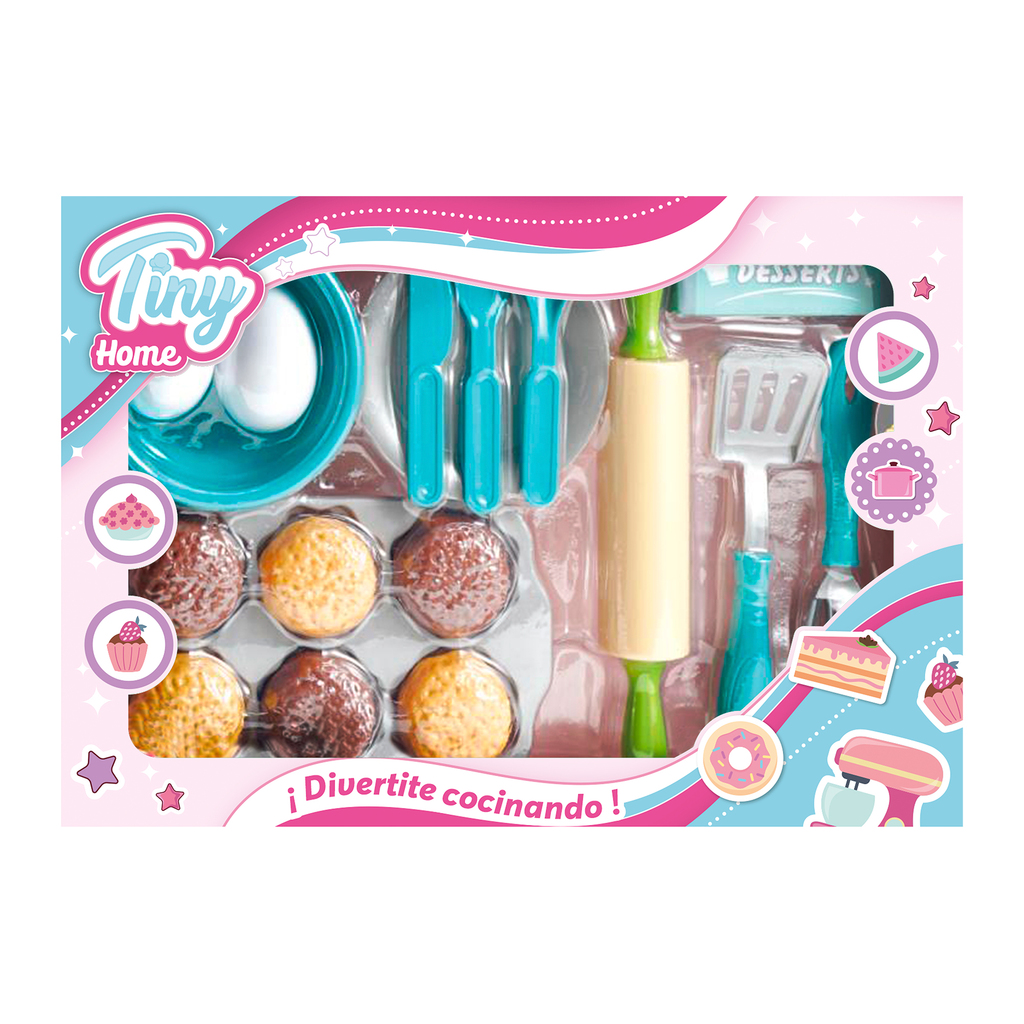 SET DE COCINA TINY HOME 38,5 X 27 X 9 CM