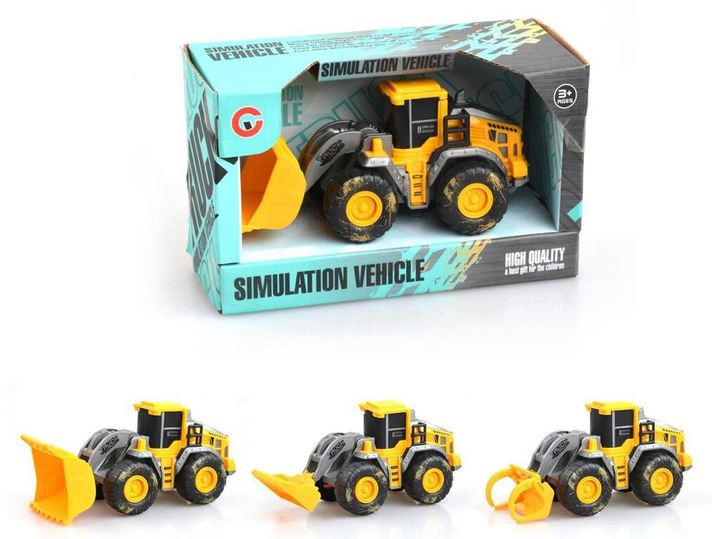 CAMION DE CONSTRUCCION A FRICCION GO SPEED 14,5 X 9 X 6,5 CM