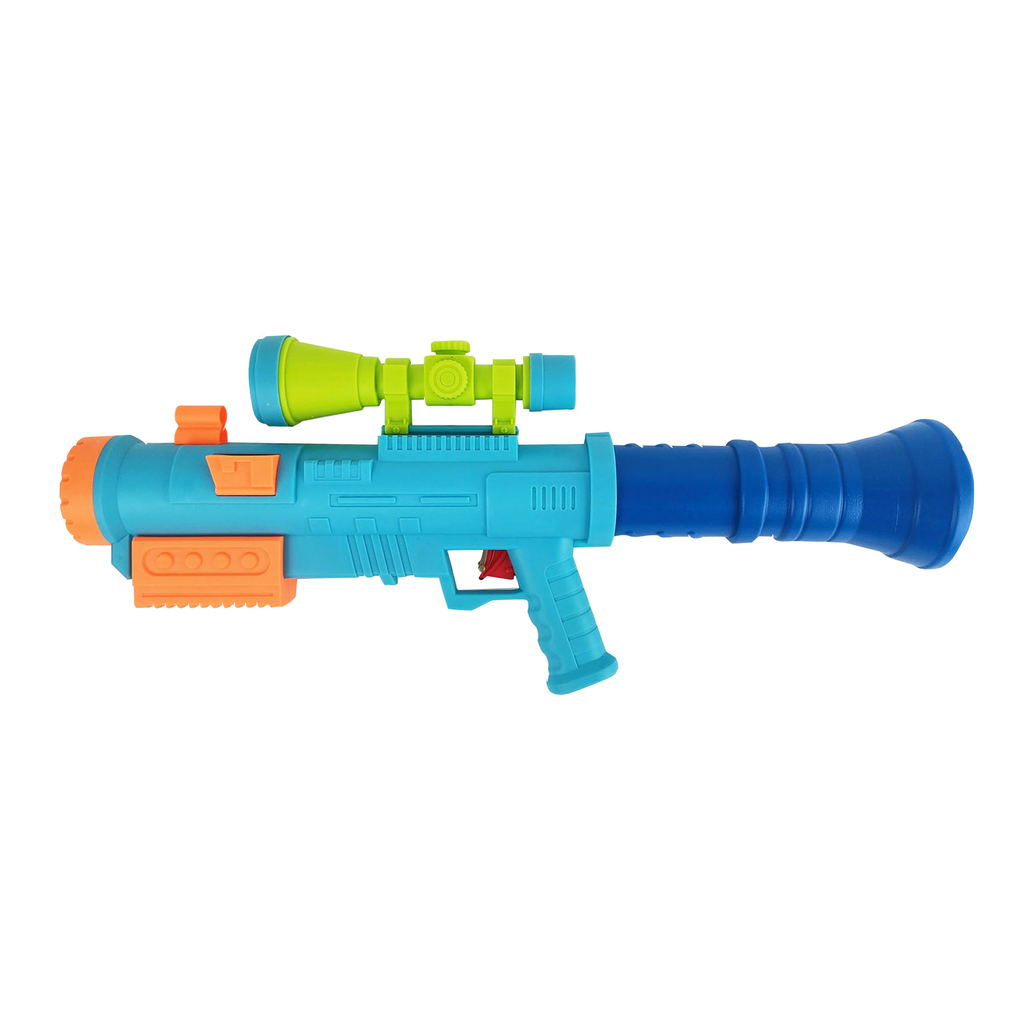 SUPER PISTOLA DE AGUA CAÑON Y MIRA TELESCOPICA 66 X 32 X 10 CM