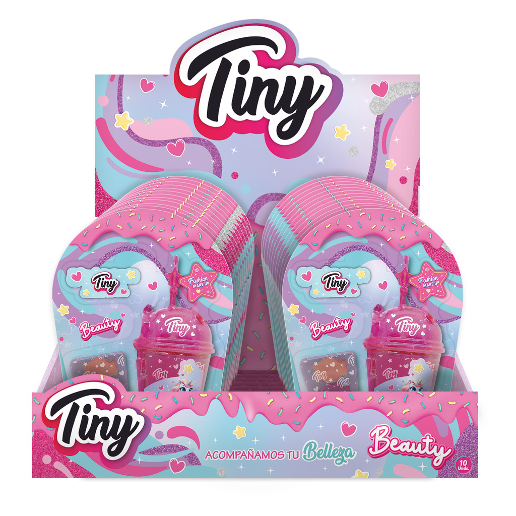 SET DE MAQUILLAJE SOMBRA TINY (12 PZAS / DISPLAY) 21 X 16 X 5CM