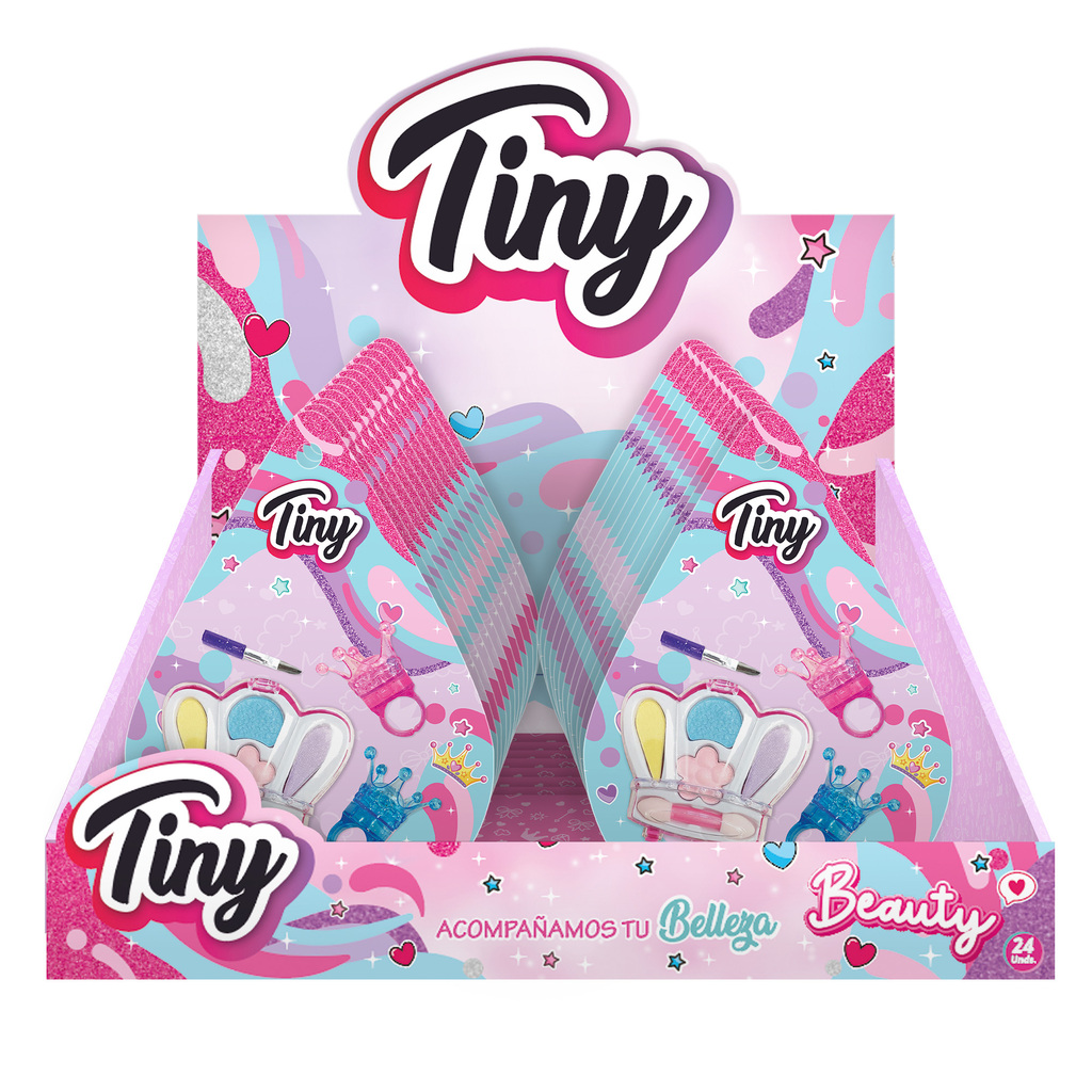 SET DE MAQUILLAJE SOMBRA TINY (24 PZAS / DISPLAY) 22 X 16 X 3CM