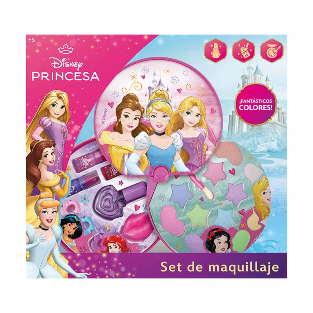 SET DE MAQUILLAJE SOMBRA DISNEY PRINCESAS 28 X 26 X 6CM