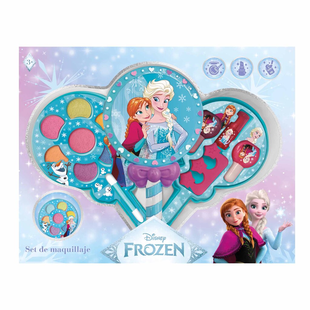 SET DE MAQUILLAJE SOMBRA FROZEN 28 X 21 X 6 CM