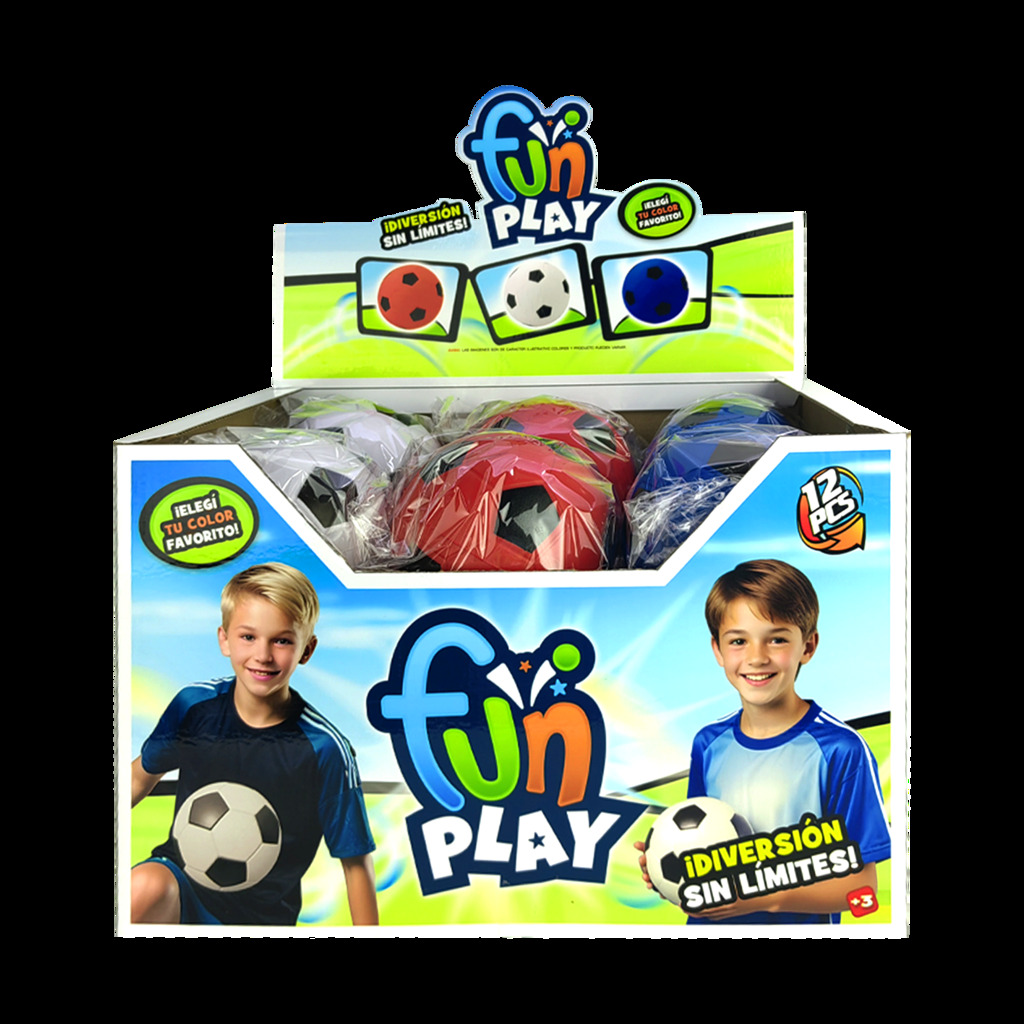 PU FOOTBALL,12PCS/DISPLAY BOX 40 X 25,5 X 26 CM