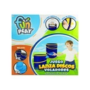 JUEGO LANZA DISCOS FUN PLAY 45 X 45 X 7 CM