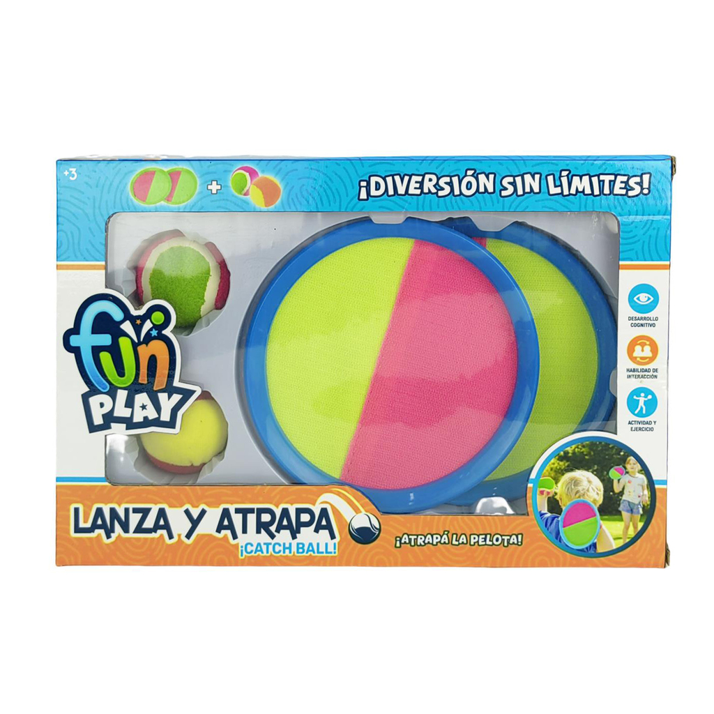 LANZA Y ATRAPA FUN PLAY 36 X 24 X 7 CM