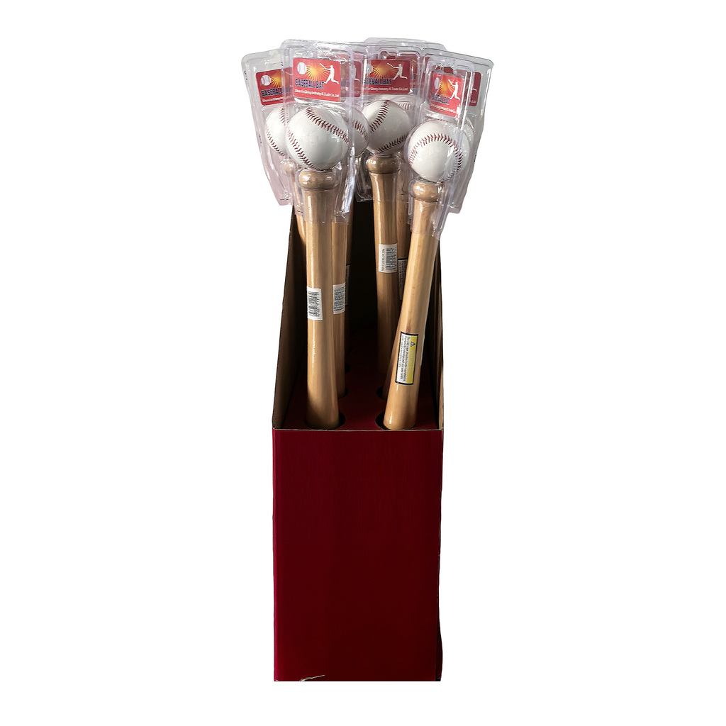 BASEBALL SET, 10PCS/DISPLAY BOX BASEBALL BAT: 64CM BASEBALL: 7.2CM
