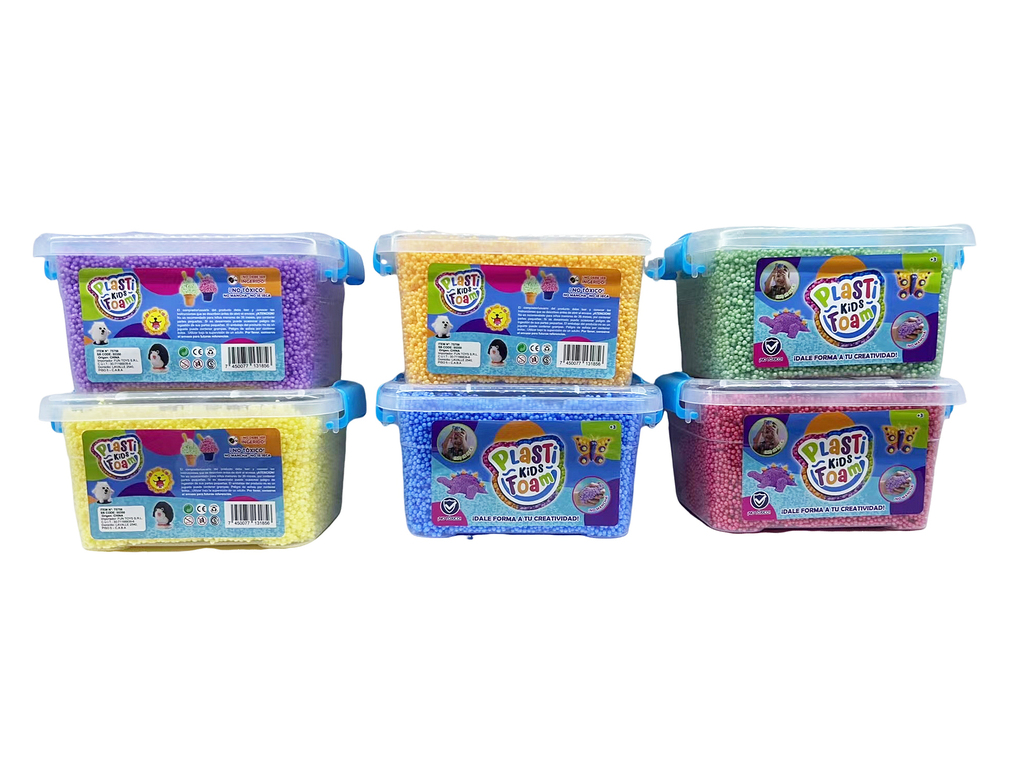 MASAS FOAM PLASTI KIDS 45 Grs COLORES SURTIDOS 20 X 15 X 10 CM