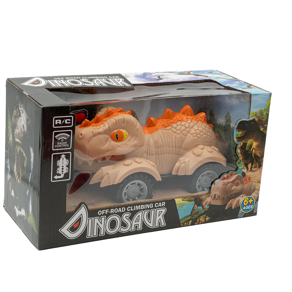 AUTO RADIO CONTROL DINOSAURIO 2 FUNCIONES 29 X 16 X 13 CM