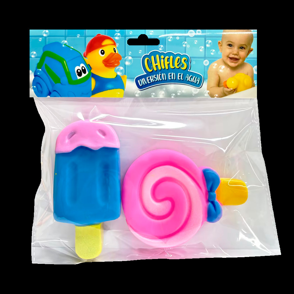 CHIFLES DULCES MODELOS SURTIDOS (2 UNIDADES) 20 X 18 C