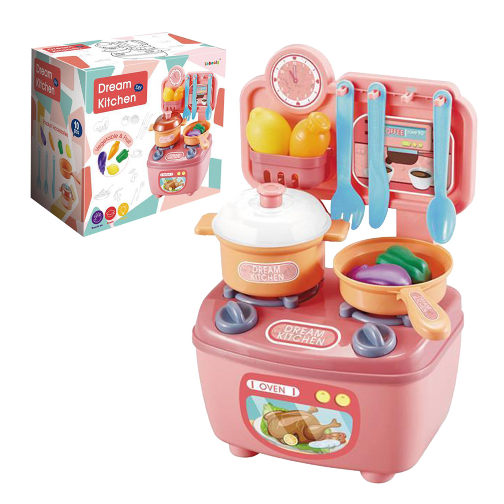 SUPER SET DE COCINA TINY CON ACCESORIOS 19 X 19 X 12 CM