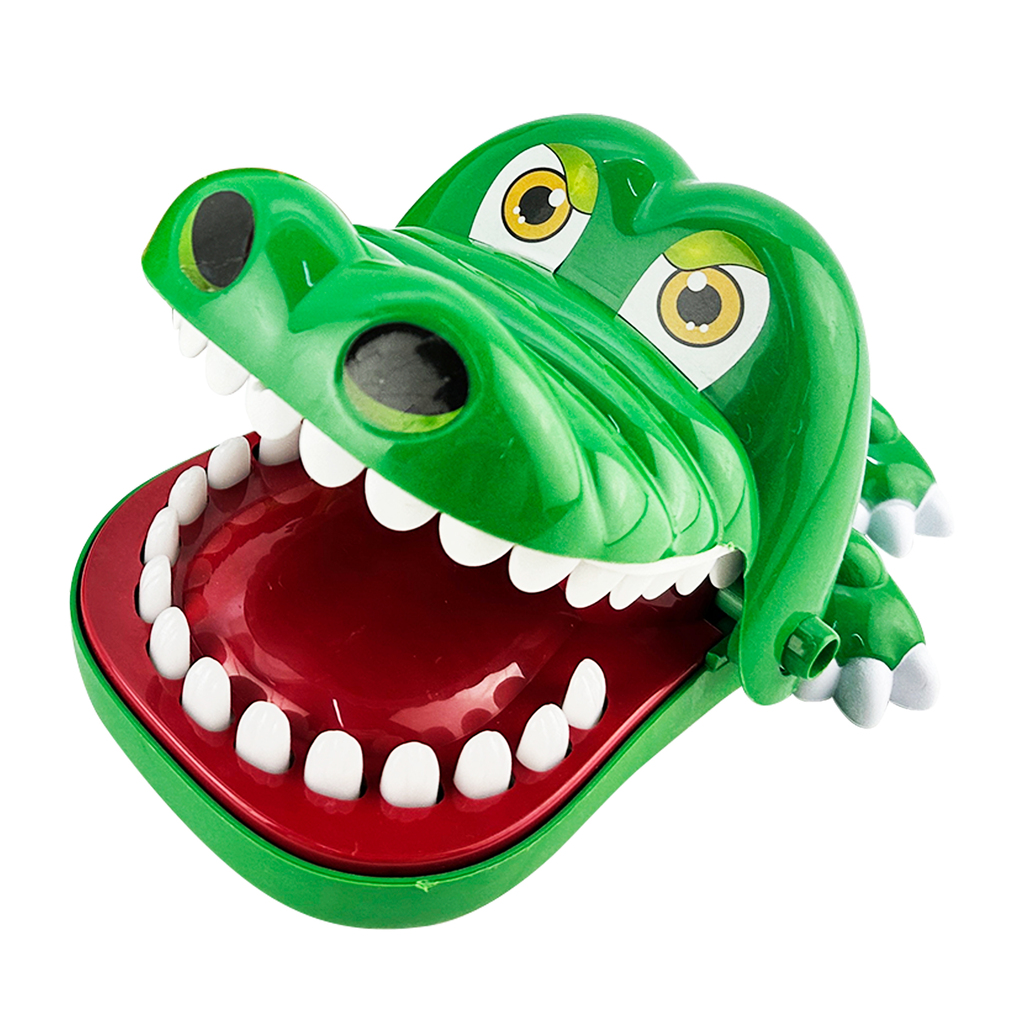 JUEGO COCODRILO MUERDE DIENTES 15,5 X 15 X 9 CM
